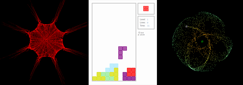 Games and Simulators made in D3